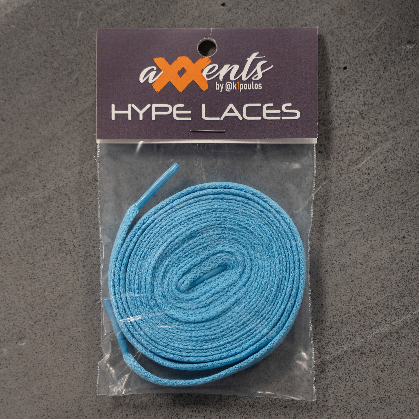 Vivid Cerulean Shoe Laces (48)