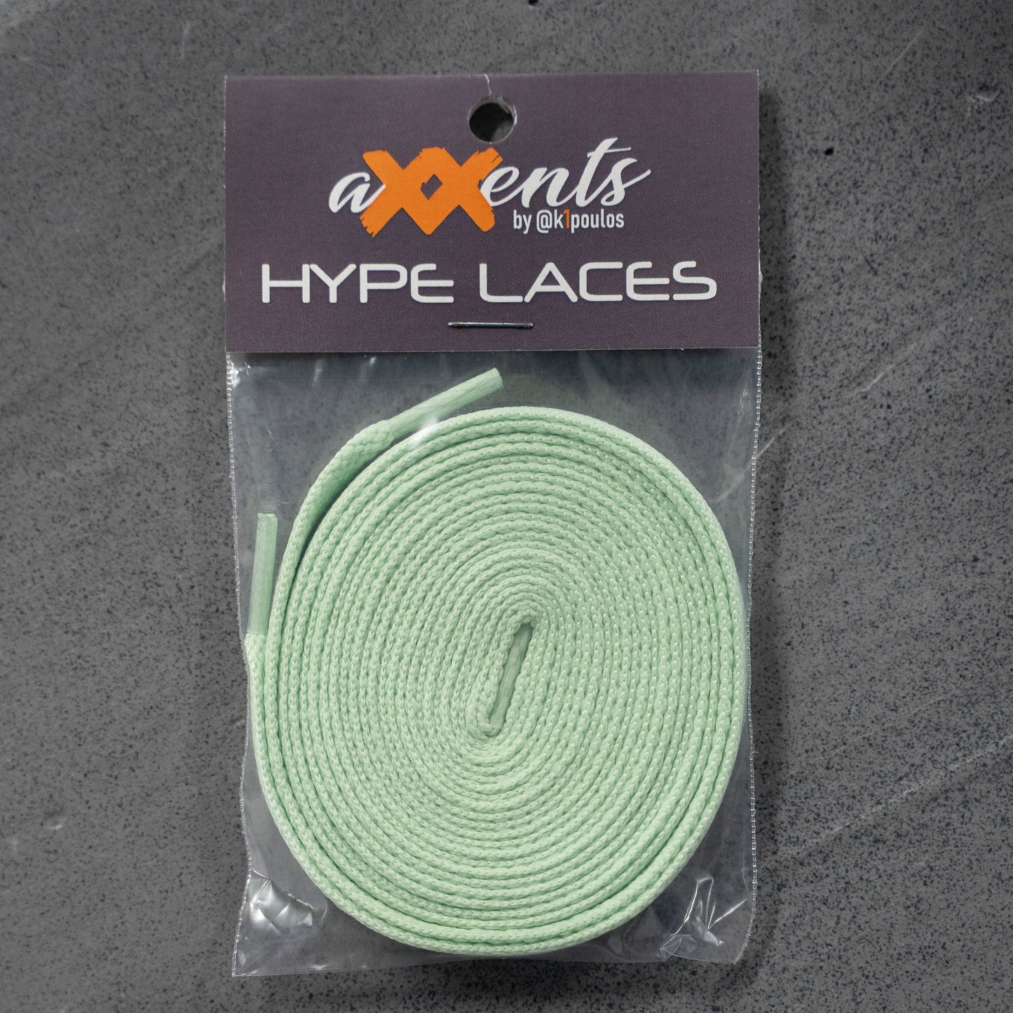 Pastel Green Shoe Laces (84)