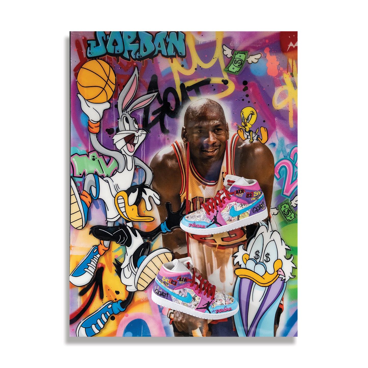 Michael Jordan (2022) Collaboration Between MA Arts x K1 aXXents