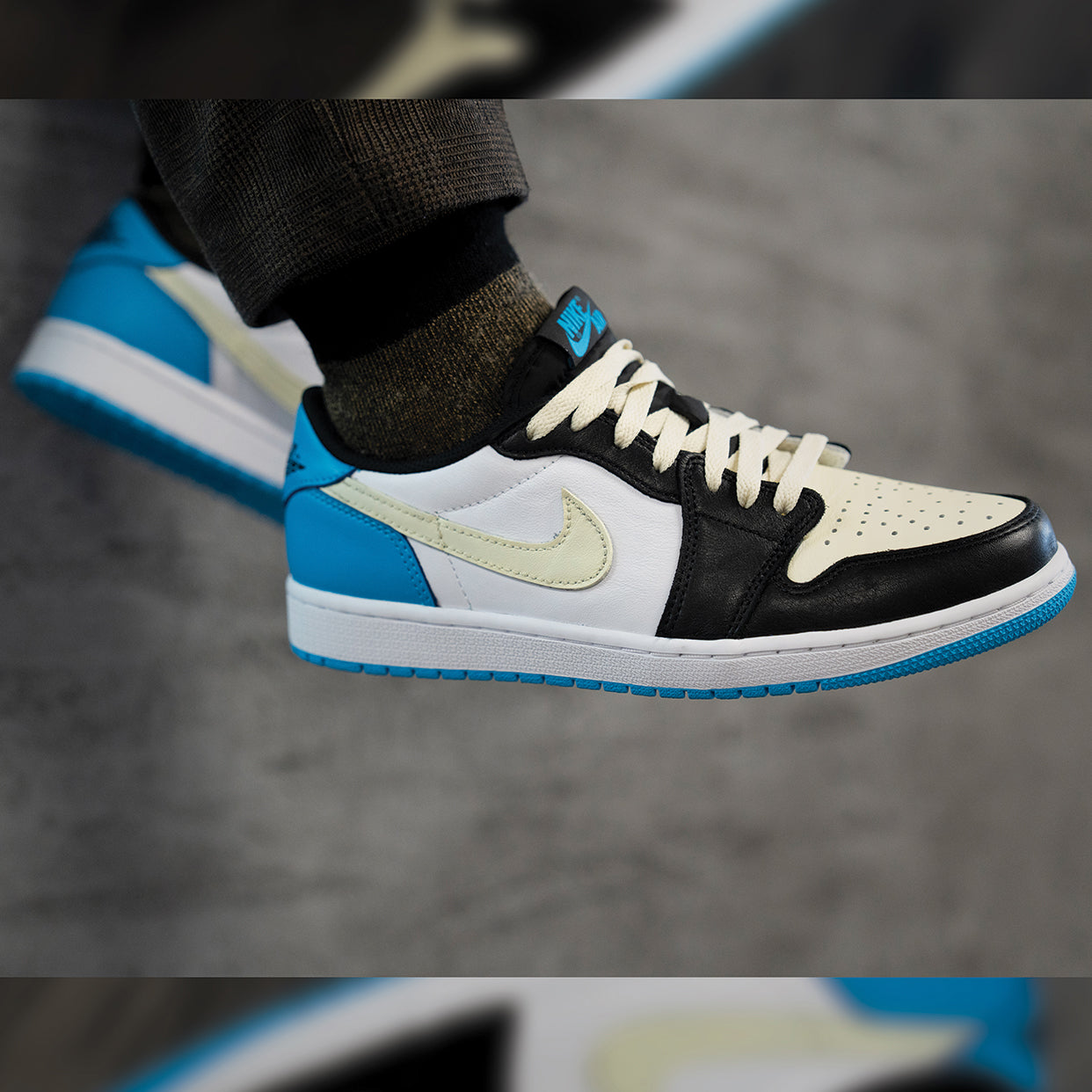 "UNC CREAM" CUSTOM JORDAN 1 RETRO LOW