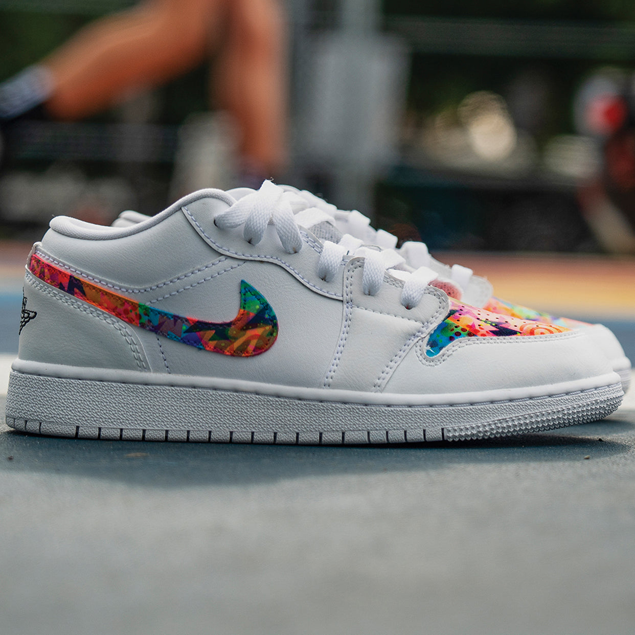 RETRO BEL AIR Custom AIR JORDAN 1 Low axxents